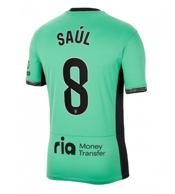 Atletico Madrid Saul Niguez #8 Tredje trøje 2023-24 Kort ærmer